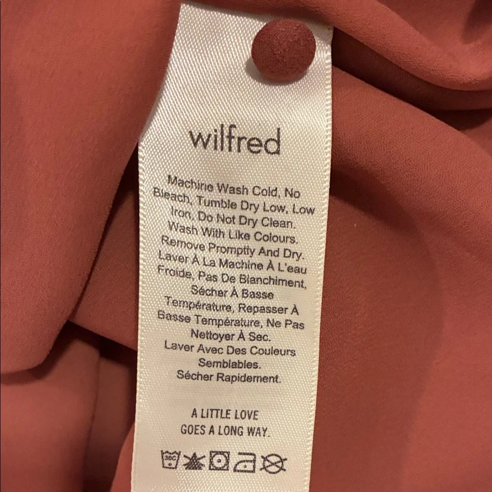 Aritzia Wilfred Mini Dress pristine condition - Picture 5 of 5